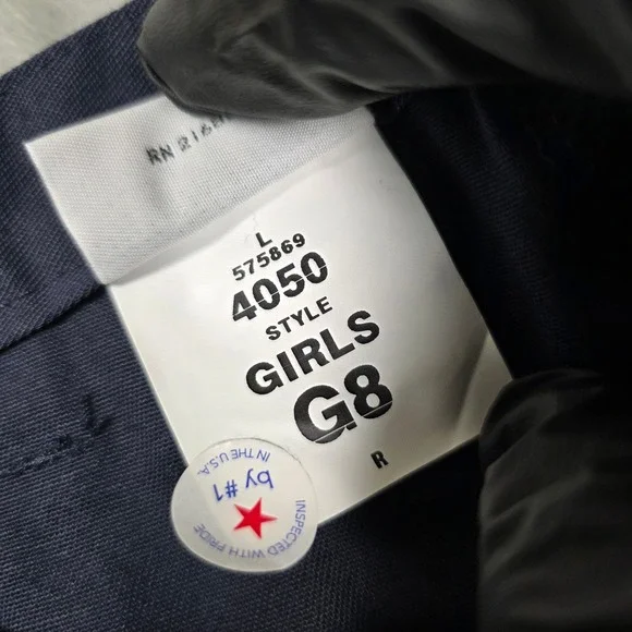 Dennis Uniform Shorts Girls G8 Navy New Pleated Cuffed School Uniform 4050 - Picture 3 of 11